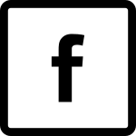 Facebook Rounded Border SVG Icon